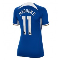 Camisa de Futebol Chelsea Noni Madueke #11 Equipamento Principal Mulheres 2023-24 Manga Curta